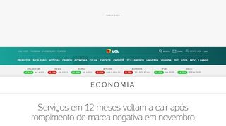 
                            13. Serviços em 12 meses voltam a cair após rompimento de marca ...