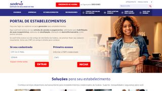 
                            4. Serviços para Estabelecimentos da Rede Credenciada Sodexo ...