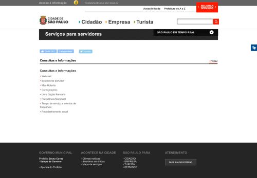 
                            5. Serviços para servidores — Prefeitura - Prefeitura de São Paulo