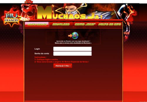 
                            4. Servidor de Mu - 3000xp - MU CHAOS GAME SERVER - O MELHOR ...