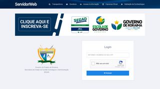 
                            7. SERVIDOR WEB - GOVERNO DO ESTADO DE RORAIMA