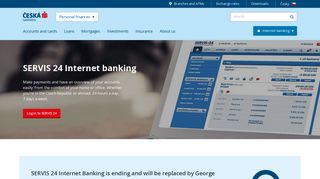 
                            2. SERVIS 24 Internetové bankovnictví | Česká spořitelna