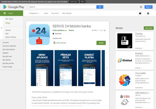 
                            8. SERVIS 24 Mobilní banka – Aplikacje w Google Play