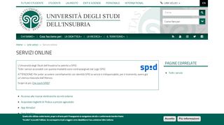 
                            6. Servizi on line - Studenti - Università degli Studi dell'Insubria