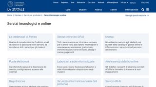 
                            9. Servizi online - Università degli Studi di Milano - UniMi