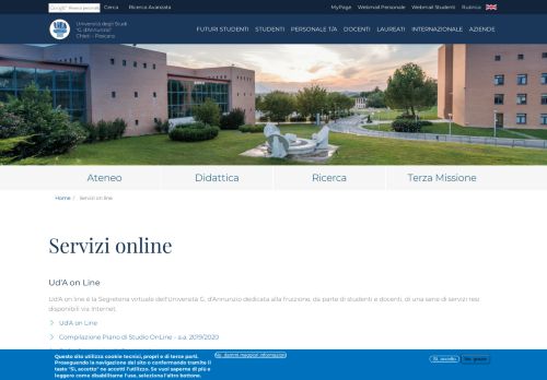 
                            3. Servizi online | Università degli Studi 