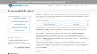 
                            12. Servizio assistenza clienti Genialloyd - Assistenza-clienti.it