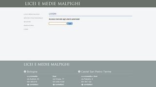 
                            9. Servizio civile - Login - Liceo Malpighi