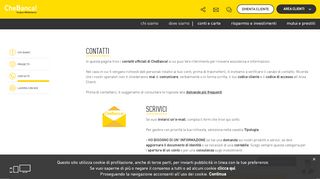 
                            4. Servizio clienti CheBanca! – Contatti – CheBanca!