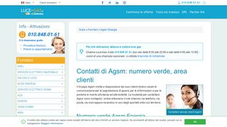 
                            6. Servizio clienti di Agsm - Luce-Gas.it