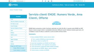 
                            9. Servizio clienti ENGIE: Numero Verde, Area Clienti, Offerte - Luce-Gas.it