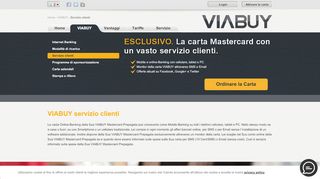 
                            4. Servizio clienti | VIABUY Mastercard Prepagata