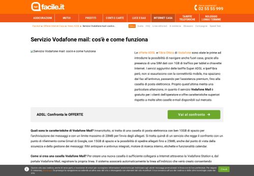 
                            8. Servizio Vodafone mail: cos'è e come funziona | Facile.it