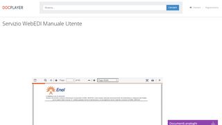 
                            11. Servizio WebEDI Manuale Utente - PDF - DocPlayer