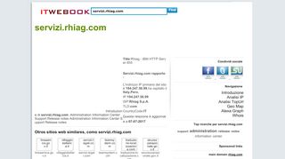 
                            11. servizi.rhiag.com-Rhiag - IBM HTTP Server 855 - itwebook.com