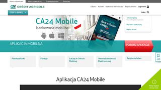 
                            5. Serwis mobilny CA24 - Crédit Agricole