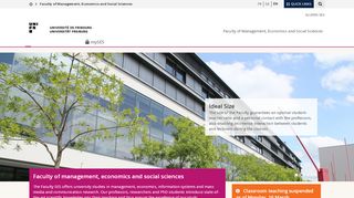 
                            2. SES Unifr Website - Accueil - Université de Fribourg