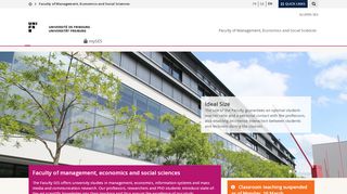 
                            6. SES Unifr Website - Accueil - Université de Fribourg