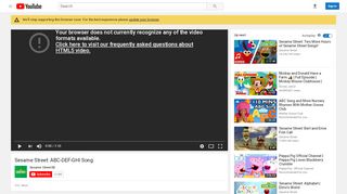 
                            5. Sesame Street: ABC-DEF-GHI Song - YouTube