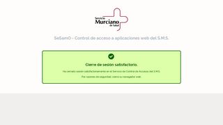 
                            5. SeSamO - Acceso a las aplicaciones del Servicio Murciano de Salud