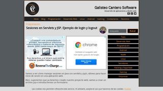 
                            5. Sesiones en Servlets y JSP. Ejemplo de login y logout