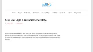 
                            9. Sesis User Login & Customer Service Info ~ - Editing Staff