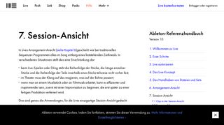 
                            4. Session-Ansicht — Ableton-Referenzhandbuch Version 10 | Ableton