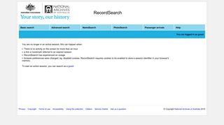 
                            8. Session expired | RecordSearch | National Archives of Australia