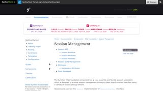 
                            5. Session Management (The HttpFoundation Component - Symfony Docs)