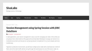 
                            13. Session Management using Spring Session with JDBC DataStore ...