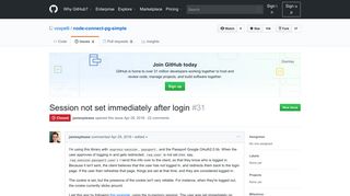
                            1. Session not set immediately after login · Issue #31 · voxpelli/node ...