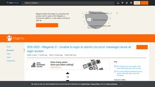 
                            11. session - SOLVED - Magento 2 - Unable to login to admin (no error ...