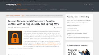 
                            9. Session Timeout and Concurrent Session Control with Spring Security ...