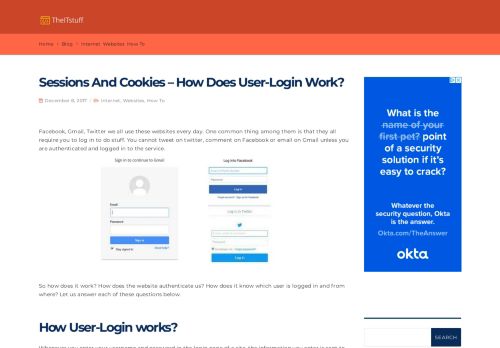 
                            1. Sessions And Cookies - How Does User-Login Work? | Technology ...