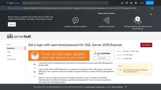 
                            3. Set a login with username/password for SQL Server 2008 Express ...