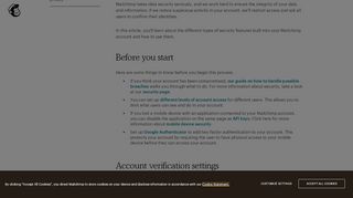 
                            10. Set Account Security Options - MailChimp