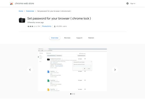 
                            11. Set password for your browser ( chrome lock ) - Google Chrome