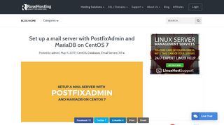 
                            11. Set up a mail server with PostfixAdmin and MariaDB on CentOS 7 ...