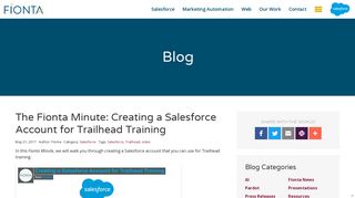 
                            13. Set up a Salesforce Account for Trailhead learning - Salesforce Video