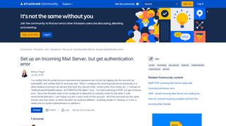 
                            11. Set up an Incoming Mail Server, but get authentication error