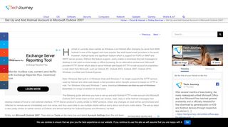 
                            13. Set Up and Add Hotmail Account in Microsoft Outlook 2007 - Tech ...