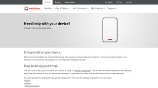 
                            4. Set Up and Manage Email on Your Device | Vodafone Australia