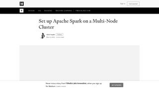 
                            4. Set up Apache Spark on a Multi-Node Cluster – Y Media Labs ...