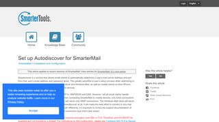 
                            12. Set up Autodiscover for SmarterMail - SmarterTools
