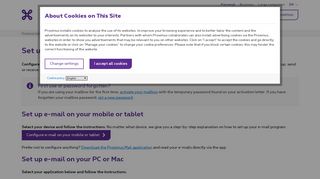 
                            13. Set up e-mail on your mobile, tablet or computer | Proximus