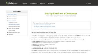 
                            6. Set Up Email on a Computer - SiteGround