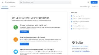 
                            6. Set up G Suite for your business - Google