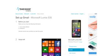 
                            7. Set up Gmail - Microsoft Lumia 535 - Windows Phone 8.1 - Device ...