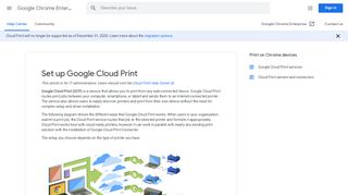 
                            3. Set up Google Cloud Print - Google Chrome Enterprise Help