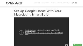 
                            2. Set Up Google Home With Your MagicLight Smart Bulb